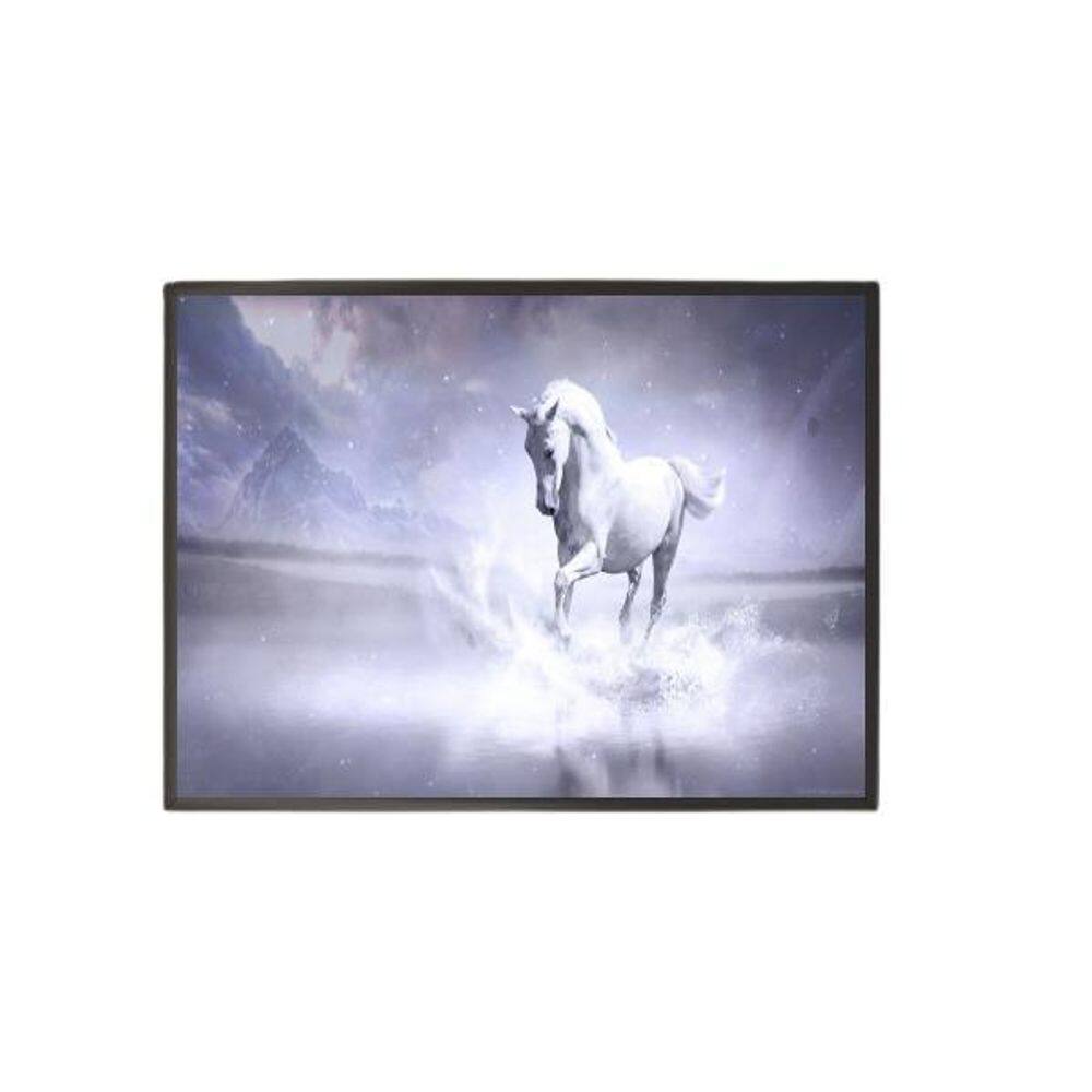 Quadro Decorativo Cavalo Branco 20X30Cm