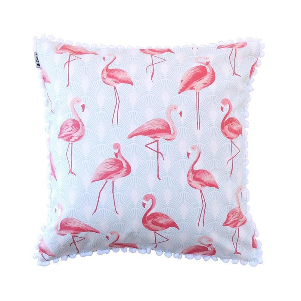 Capa De Almofada Vivain Estampa Flamingo