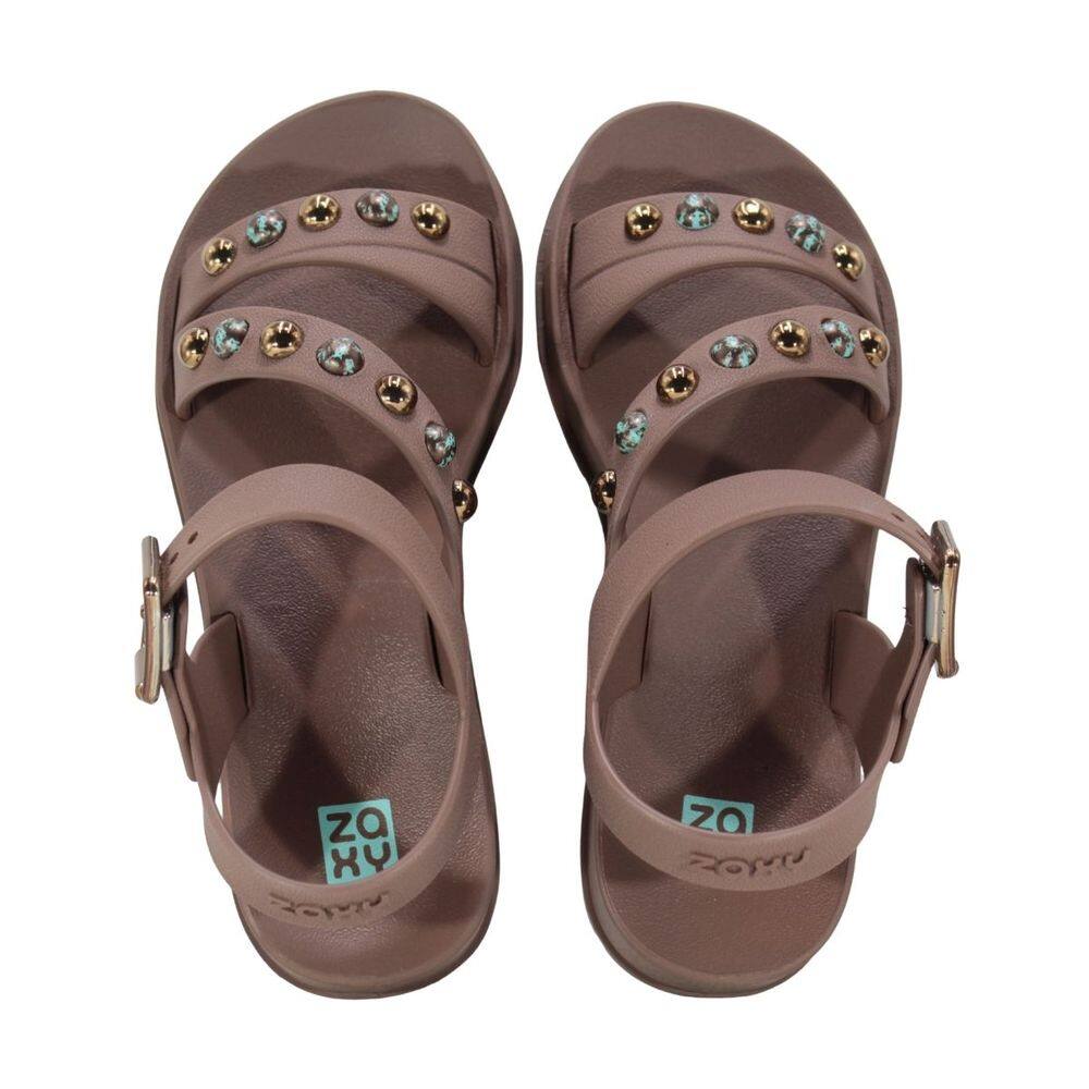 Sandália Zaxy 19368 Boho Marrom | Extra