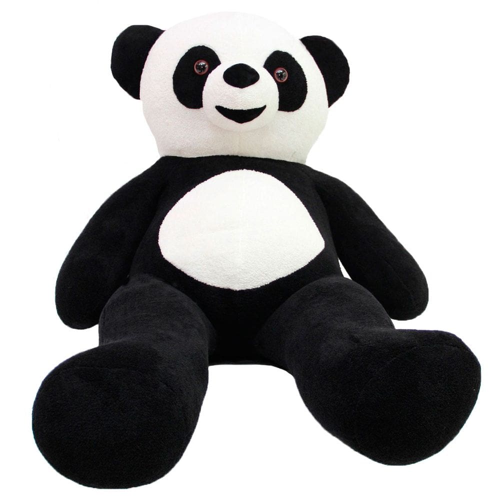 Urso panda de pelucia macia bicho gigante 120cm 1,2 metros
