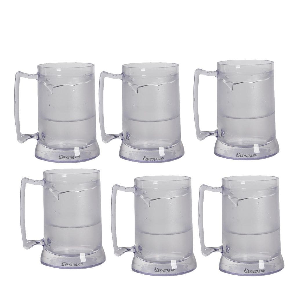 Kit 6 Canecas Gel Acrílico Aniversário, Formatura