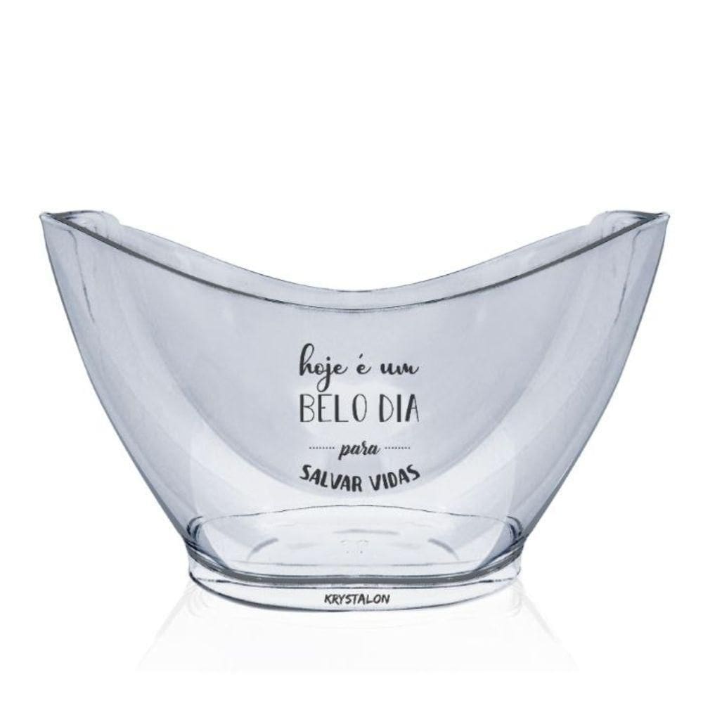 Champanheira Personalizada Salvar Vidas - Krystalon
