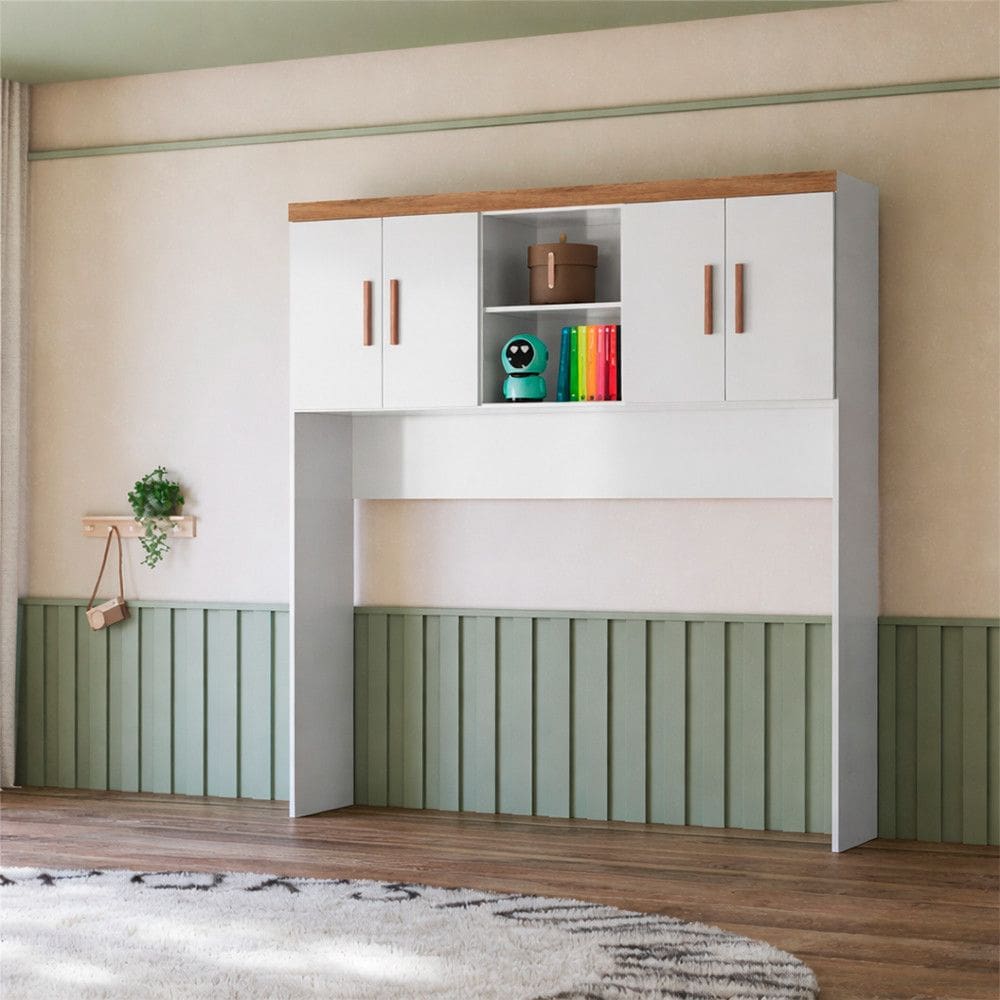 Armario Aereo Ponte Cama Onix Peternella Moveis