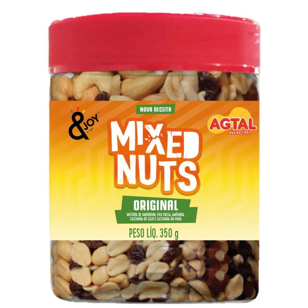 Mixed Nuts Agtal & JOY Amendoim 350g