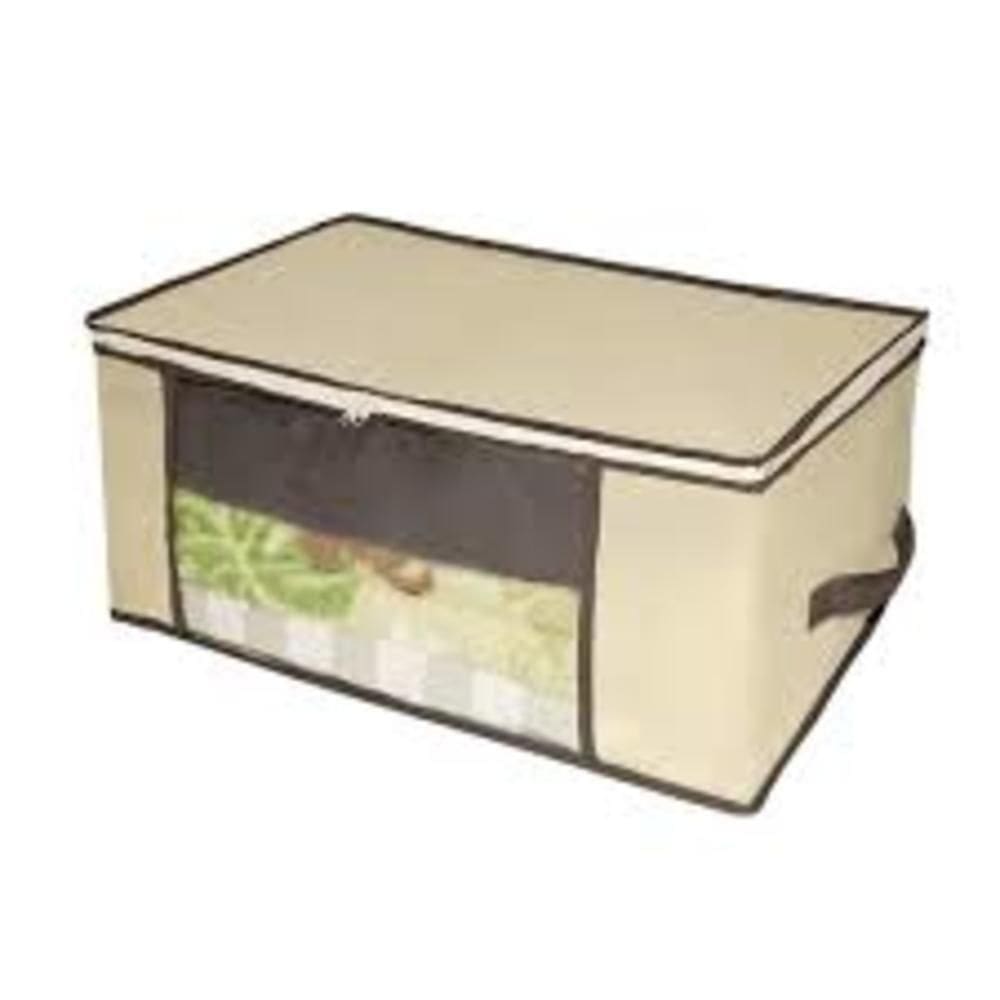 Caixa Organizadora Grande Para Closet Cobertor Edredom E Toalhas Anti Mofo