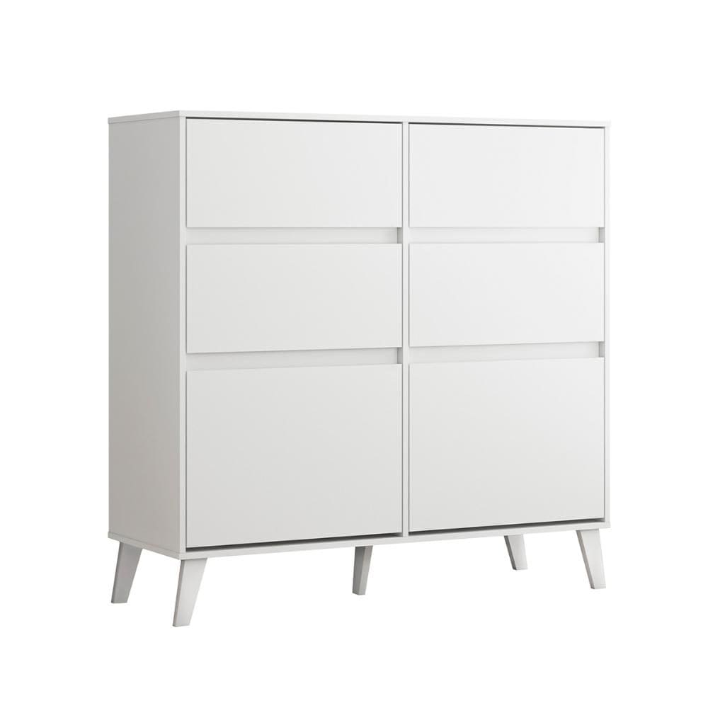 Comoda Sapateira Dora Com 4 Gavetas e 2 Portas Basculante