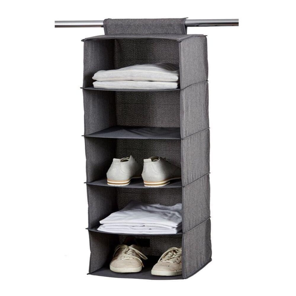 Sapateira Para Guarda Roupa Organizador Com 5 Prateleiras Multiuso