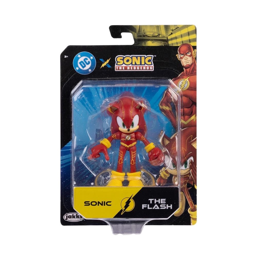Boneco Articulado Do Sonic The Flash de 6cm - Sonic Warner