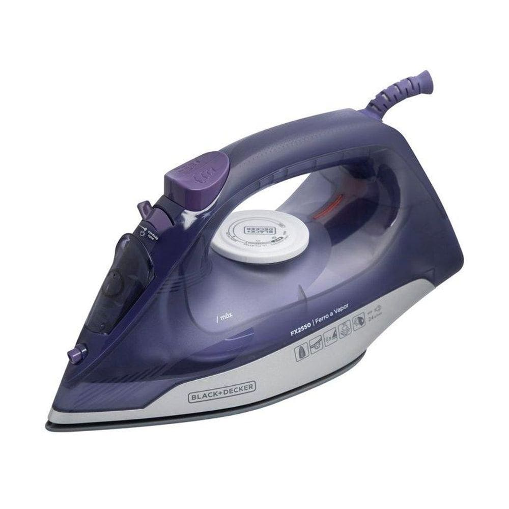 Ferro a Black&Decker com Vapor Extra e Base Cerimic Gliss