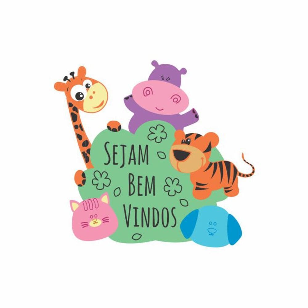 Painel Decorativo em EVA Sejam Bem Vindos RDJ