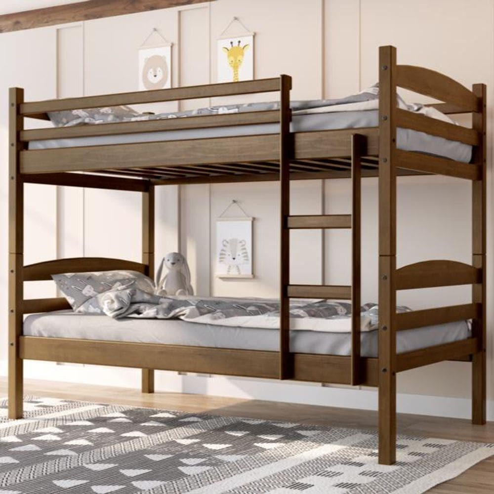 Beliche Em Madeira Maciça Resistente Com Grade De Proteção MPO