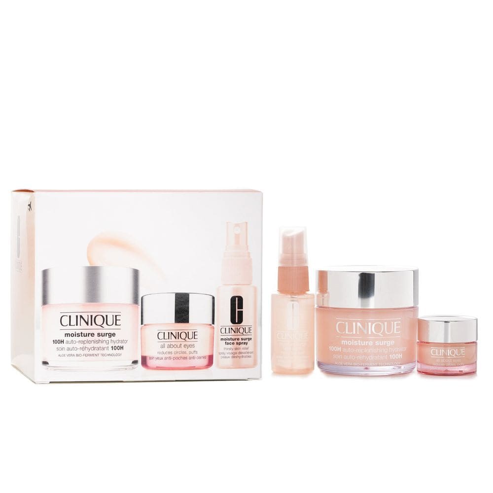 Conjunto de cuidados com a pele Clinique Moisture Surge 100H 125 mL + All About Eyes 15 mL + Spray facial Moisture Surge 30 ml