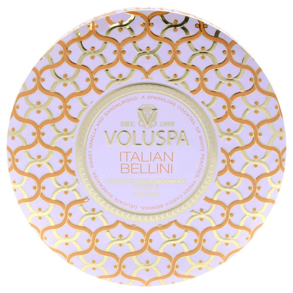 Vela Voluspa Maison Blanc 3 Pavios Italian Bellini 340g