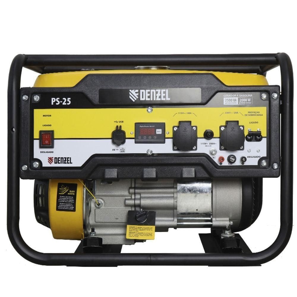 Gerador Gasolina Denzel Ps-25 3hp 2500w 15l 115v/230v Avr