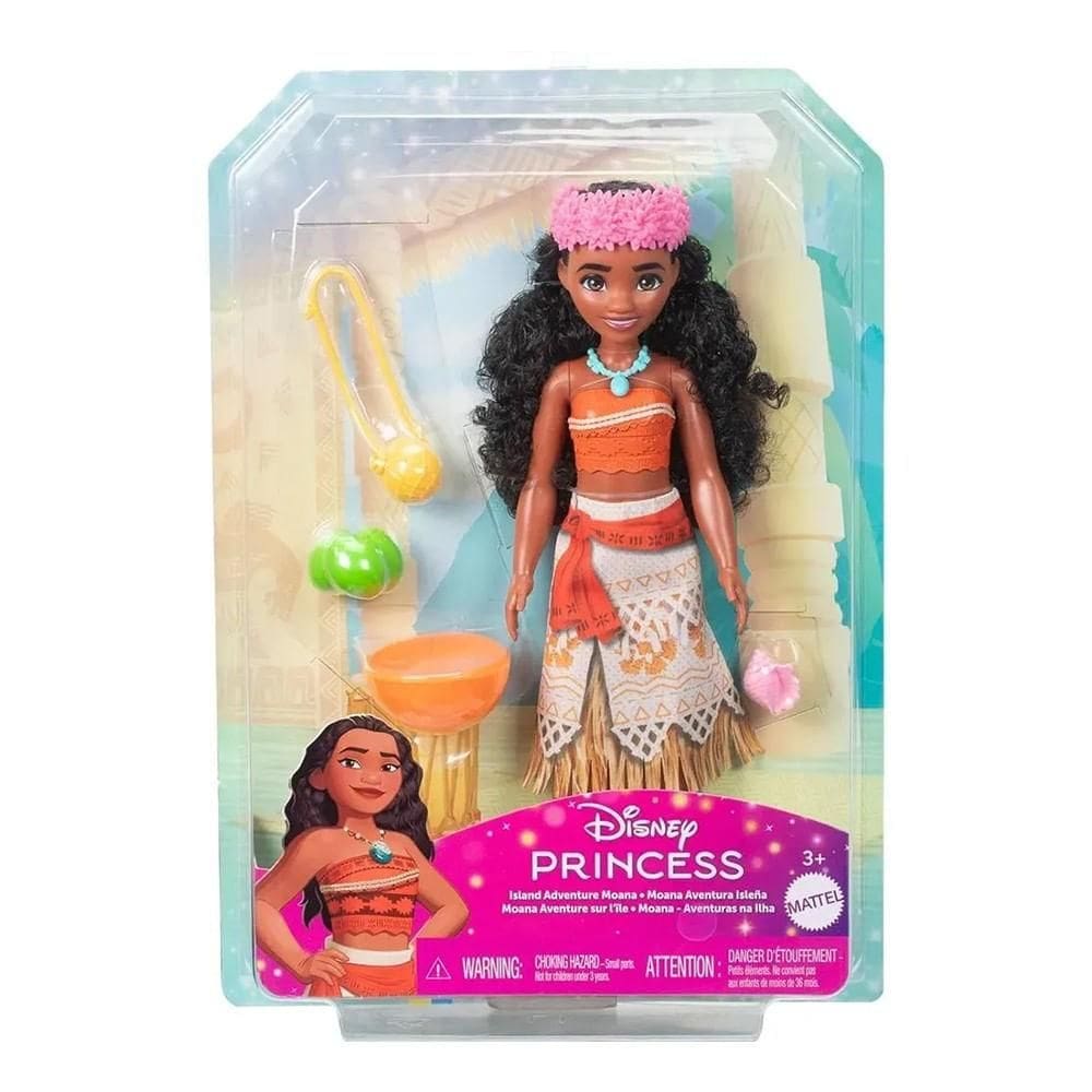 Disney Princesas Boneca Moana com Acessórios - Mattel