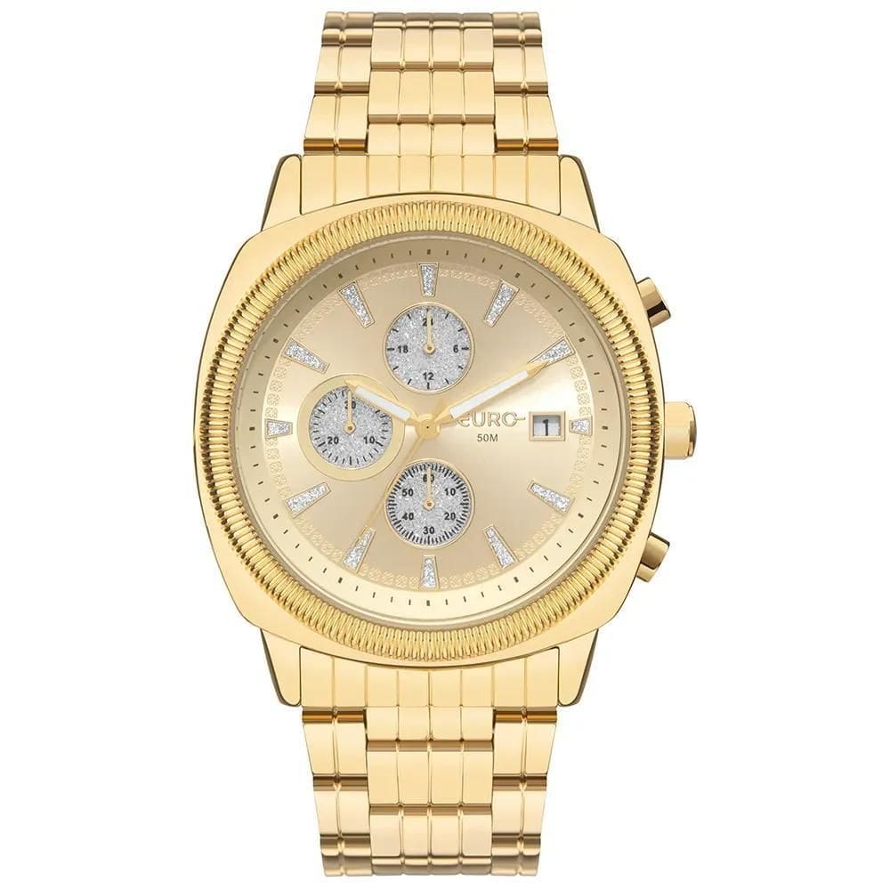 Relógio Euro Feminino Multiglow Dourado - EUJS15AA/4D