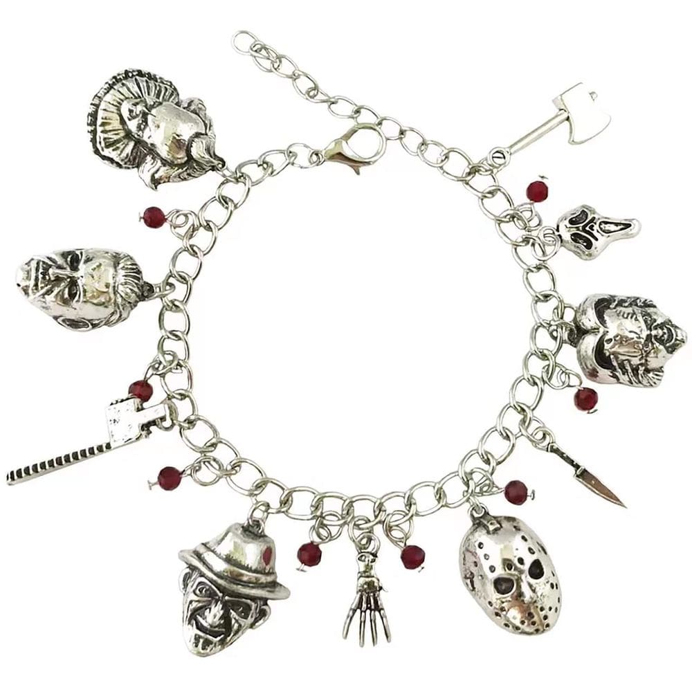 Pulseira Uizfbnls Metal Horror para Mulheres e Homens