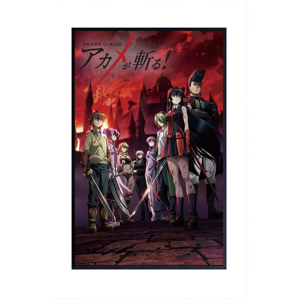Pôster Assletes Akame ga Kill Arte de Parede Anime 28x43cm