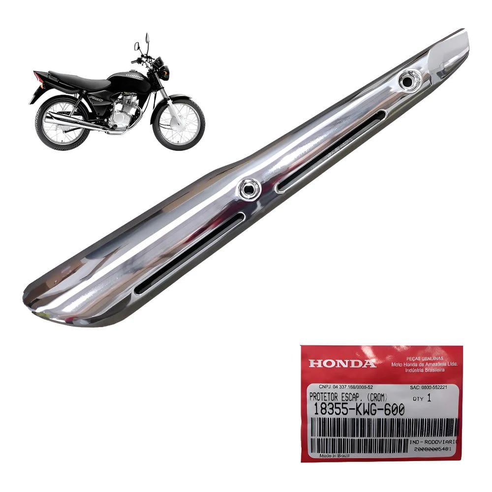 Honda Fan 125 Protetor Escapamento  Genuíno 18355KWG600