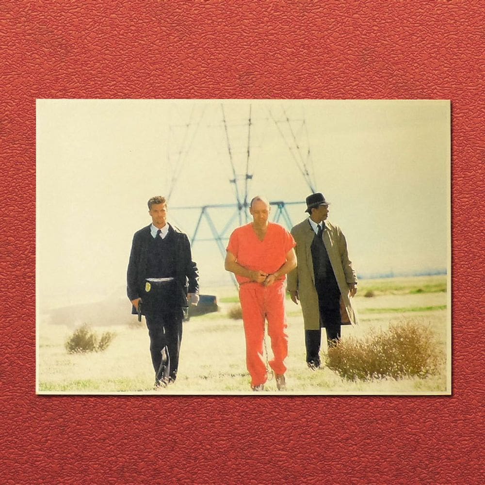 Pôster Se7en Filme Crime Thriller Scene 42x30cm em papel