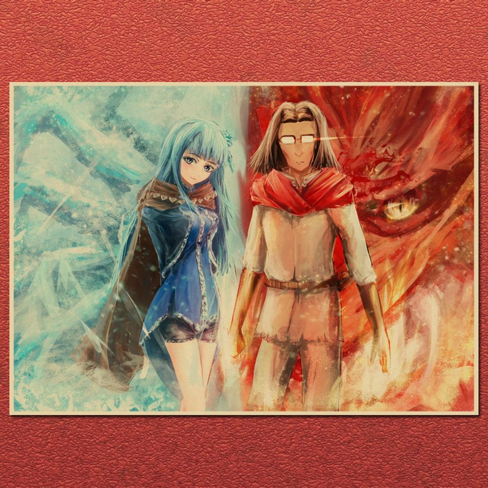 Pôster Anime Tio de Outro Mundo 42x30cm - Fantasy