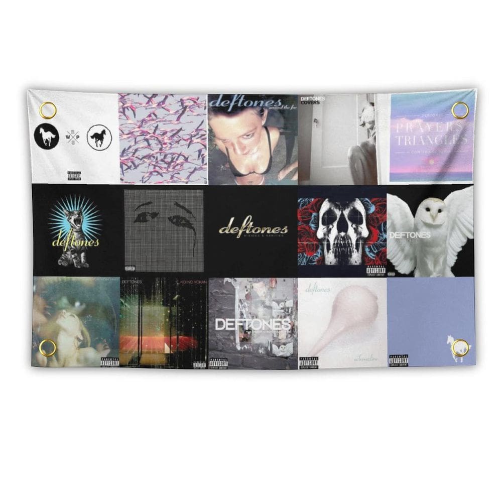 Tapeçaria, decoração de parede, capa de álbum Deftones, 100x150cm