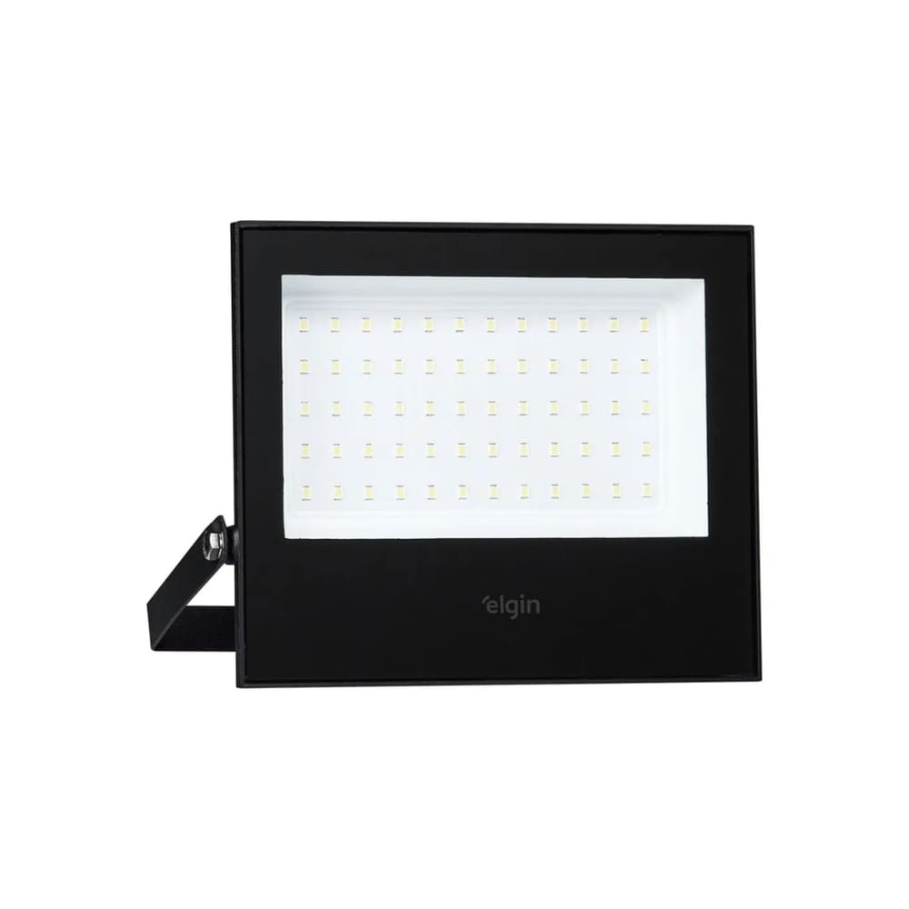 PROJETOR LED ELGIN REFLETOR 100W 6500K BIVOLT Cor: BRANCO FRIO