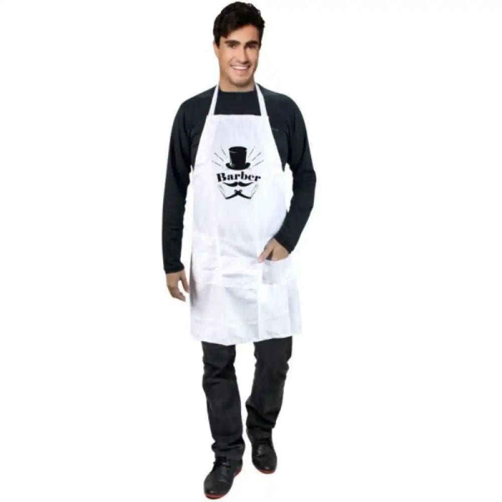 Avental Top Tel Branco P- Barbearia 4823 Santa Clara