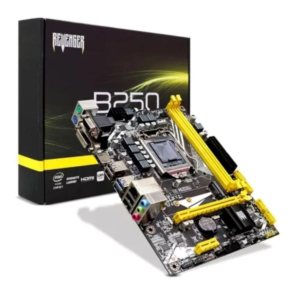 Placa Mãe Revenger G-b250 1151 Ddr4