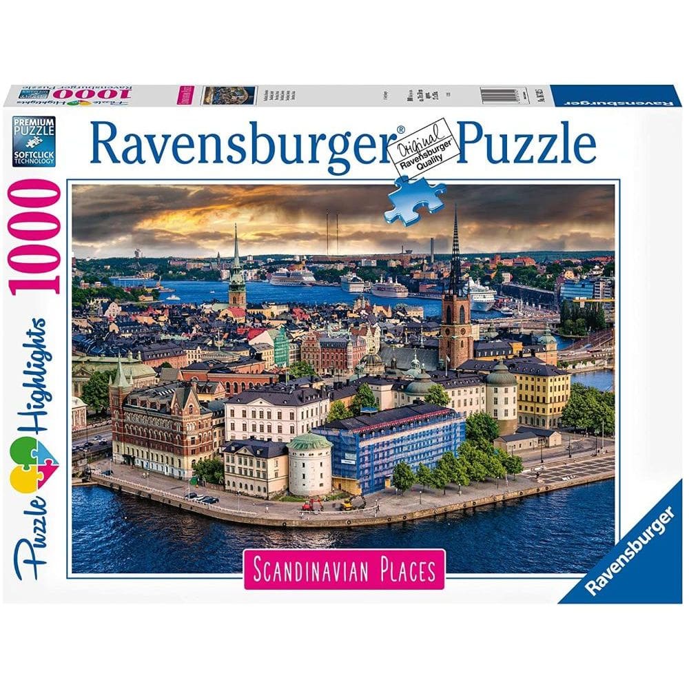 Puzzle 1000 Peças Vista de Estocolmo Ravensburger 12000114