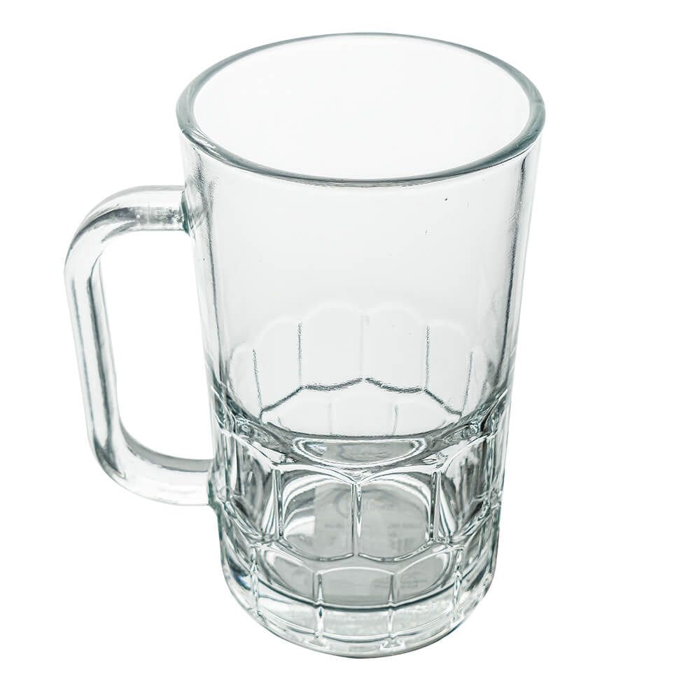 Caneca de Cerveja de Vidro 320ml 1 Peça  - Seu Lar