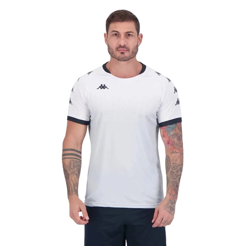 Camiseta Masculina Kappa Noops Esportiva Adulto Manga Curta em Poliéster