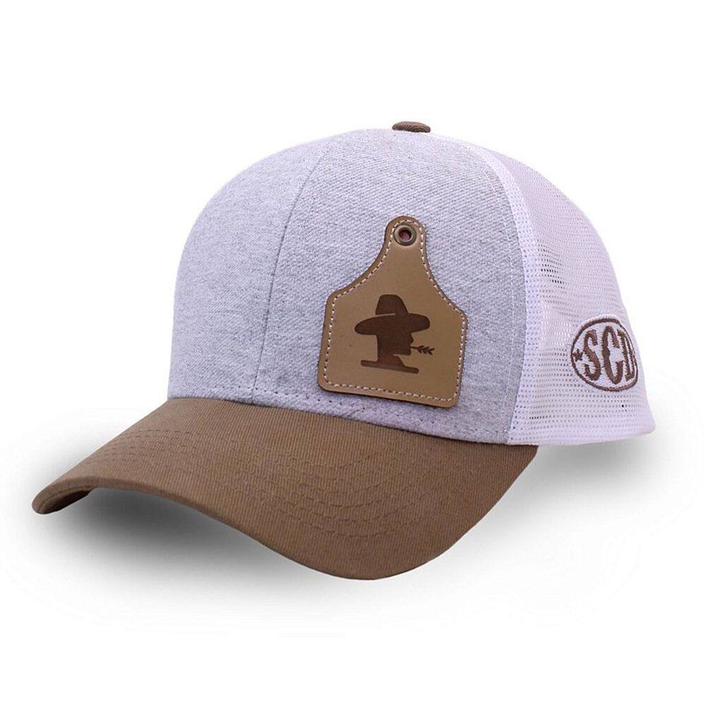 Boné Sacudido`s - Logo - Cinza