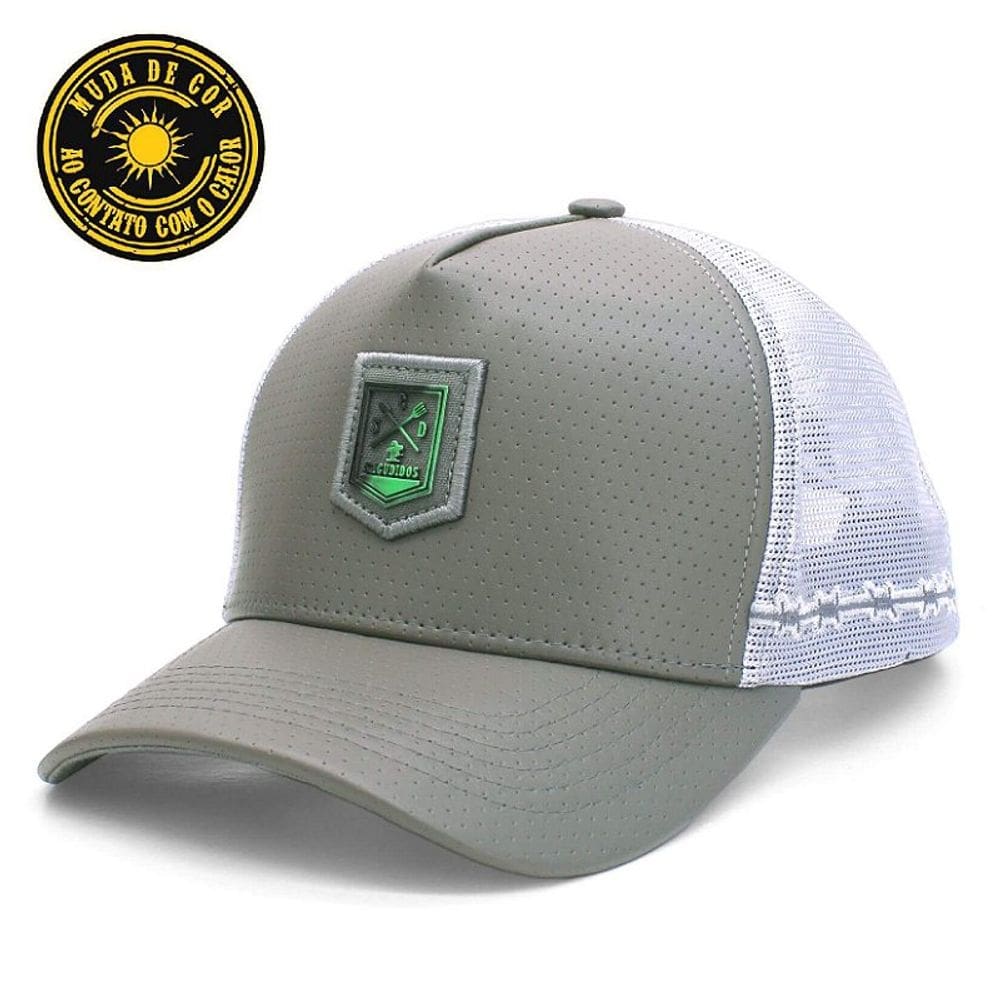 Boné Sacudido`s - Gadanha Fogo - Cinza