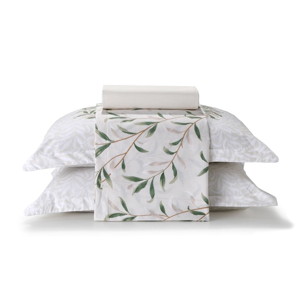 Jogo de Cama Queen 100% Algodao Percal 180 Fios Uni Dohler Kit 4 Pecas