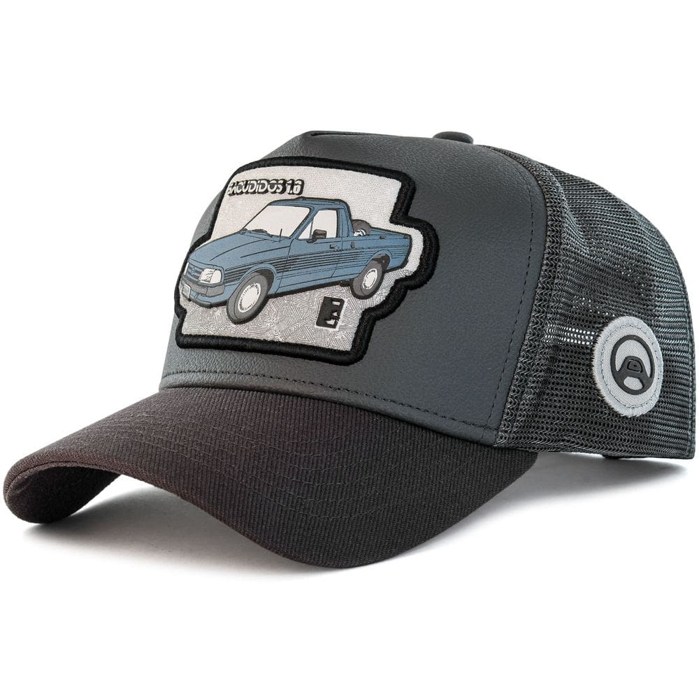 Boné Sacudido`s - Pampa - Couro Cinza