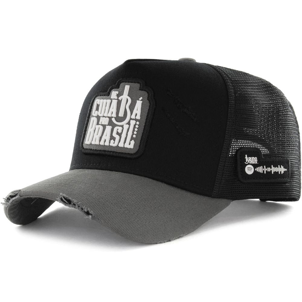 Boné Sacudido`s - De Cuiabá Pro Brasil - Bruna Viola - Preto