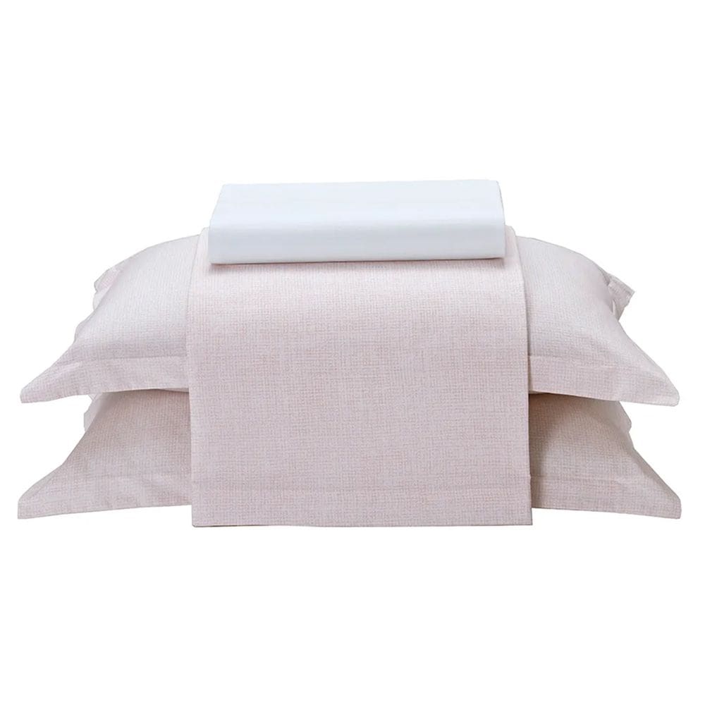 Jogo de Cama Queen 100% Algodao Percal 180 Fios Uni Dohler Kit 4 Pecas