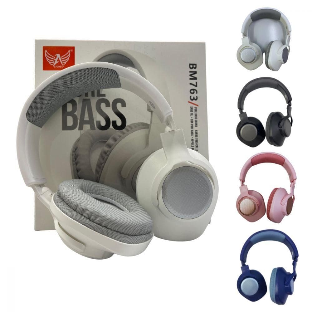 Fone De Ouvido Headphone Bluetooth Pure Bass