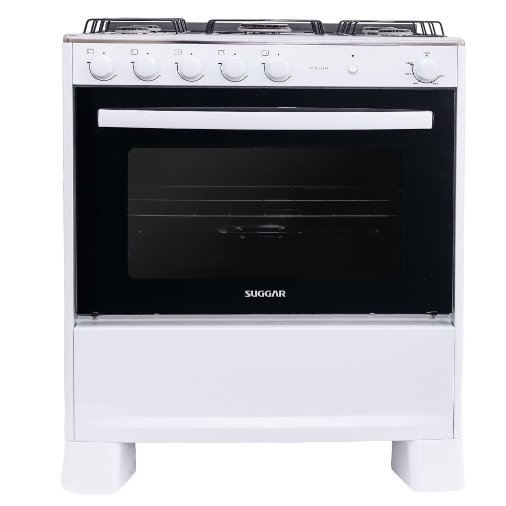 Fogão Suggar Cook Start Mesa Inox 5 Bocas Fgics520br Branco Bivolt