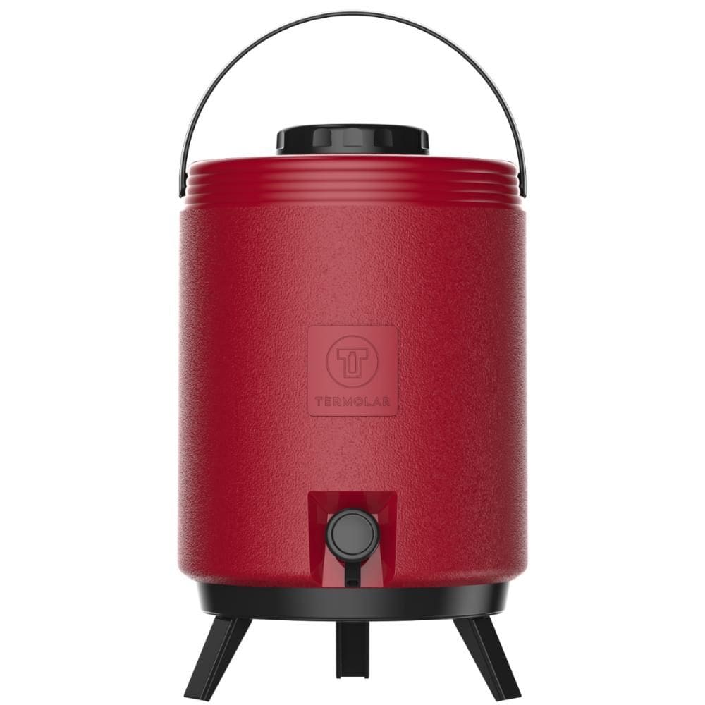 Botijão Térmico 12L Termolar Maxitermo Vermelho Latino