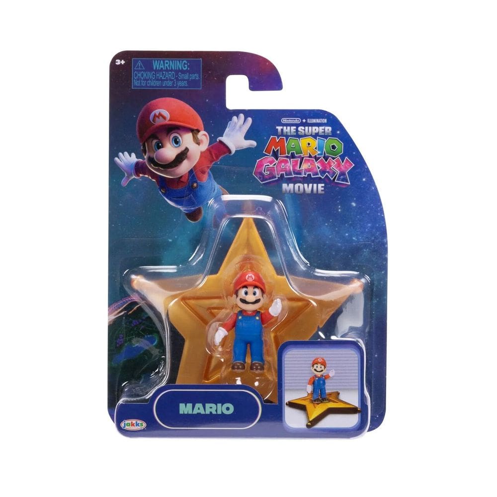 Boneco Mini Figura Super Mario 4cm Filme Super Mario Galaxy - Sunny