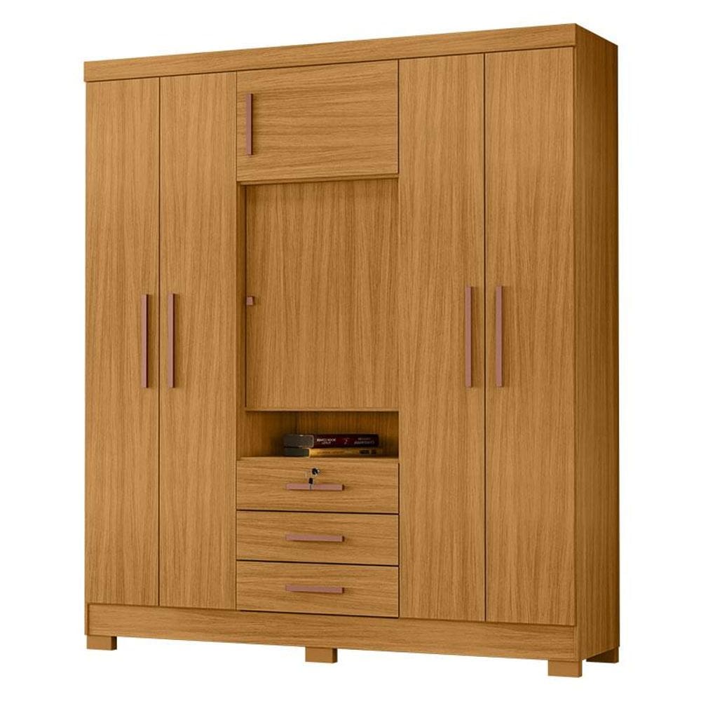 Guarda Roupa Casal Imperial Carvalho Americano - Incorplac