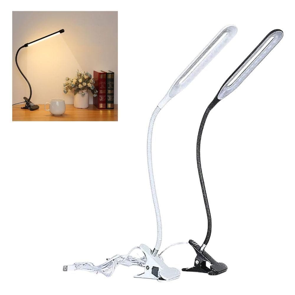 Luminária Led De Mesa Com Presilha Alimentação