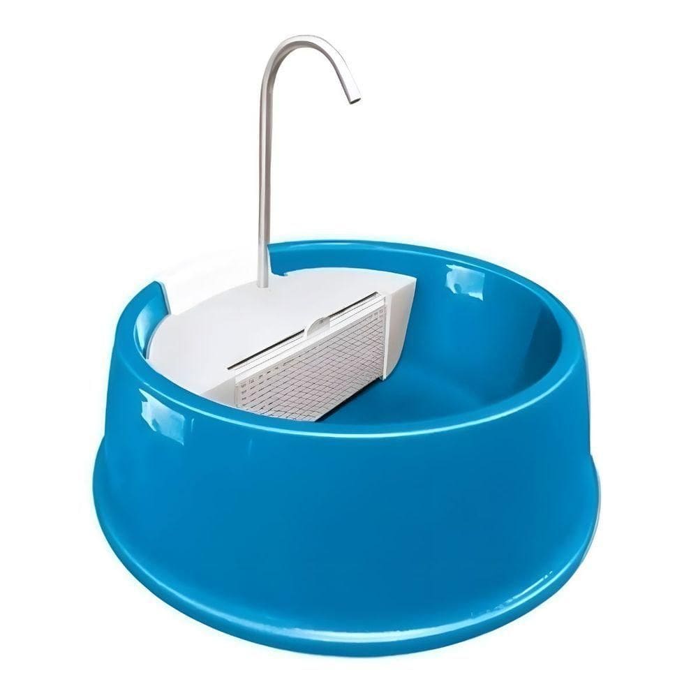 Bebedouro Pet Com Fonte Automática Joy Furacão Pet Bivolt Hidratação Sempre Fresca Para Cães E Gatos Azul