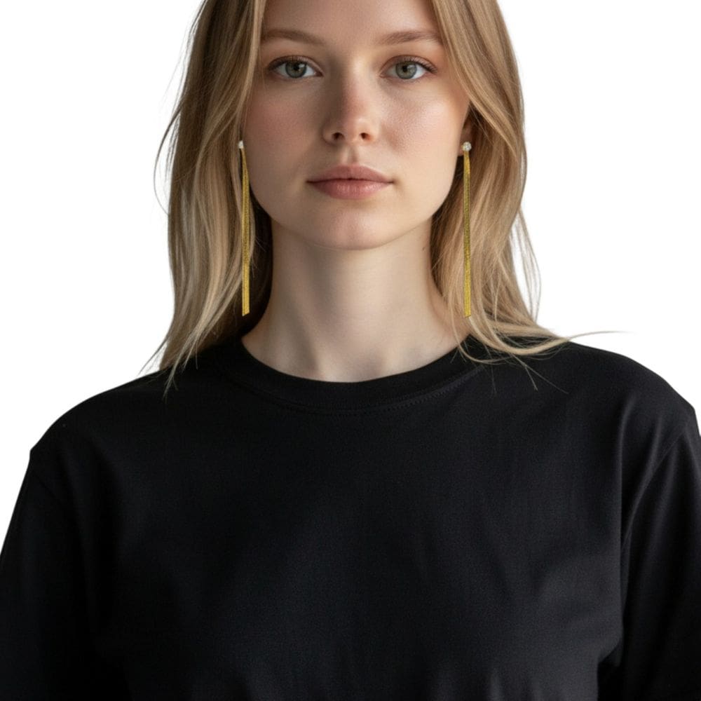 Brinco Feminino Banhado a Ouro Semi Jóia Juliana Prado 39021