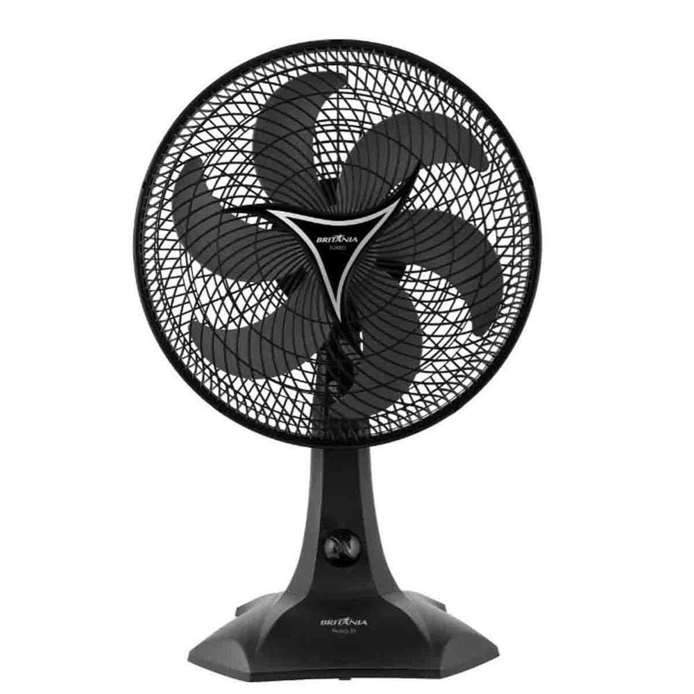 Ventilador Super Silencio 30 Cm Britânia Protect Preto 220V