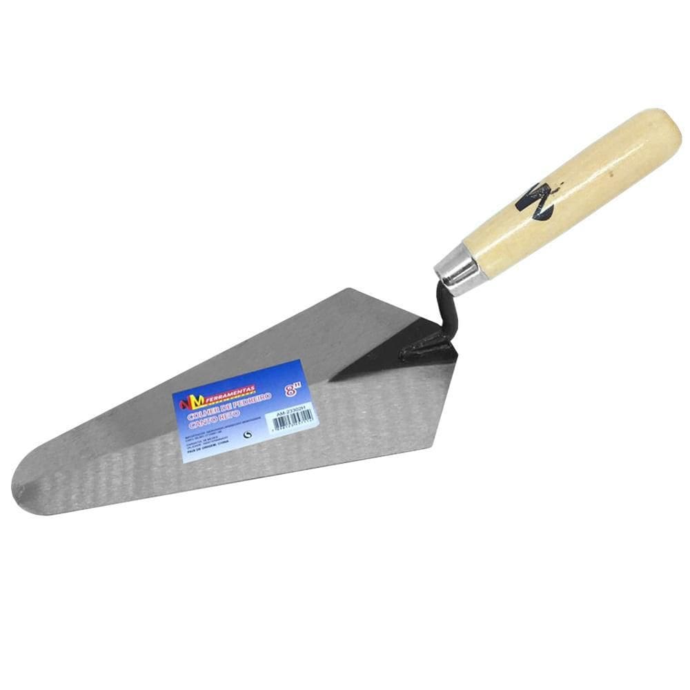 Colher De Pedreiro 8 Pol. Com Canto Reto Nm Ferramentas