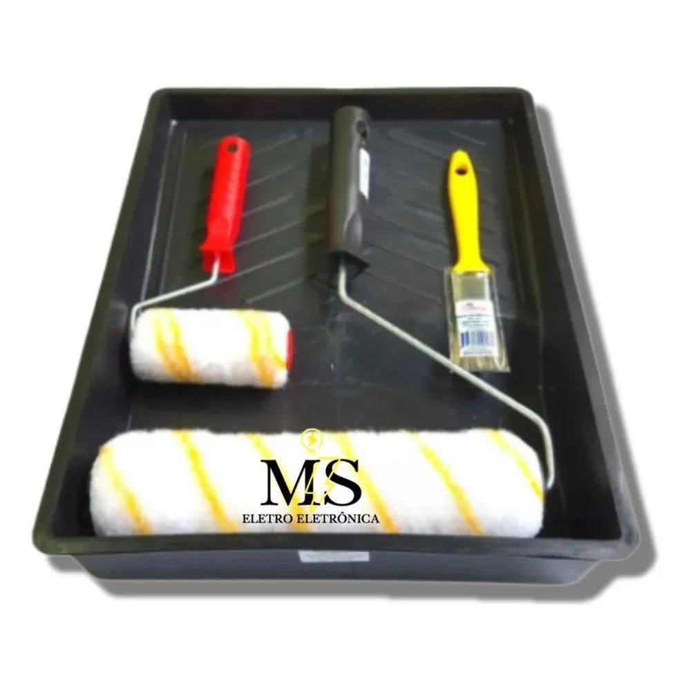 Kit Pintura Parede Anti Respingo 5 Peças