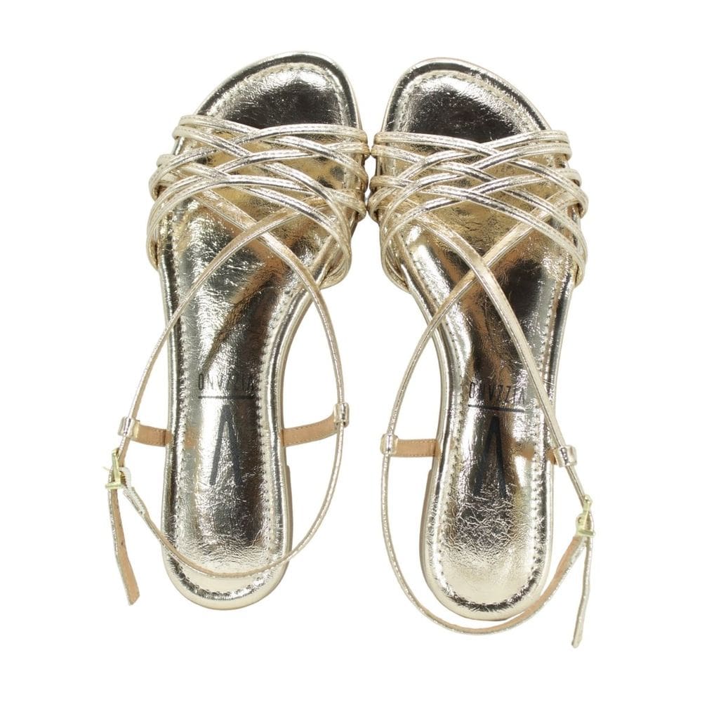 Sandália Rasteira Vizzano Dourado